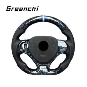 Volant de course personnalisé pour Honda <span class=keywords><strong>Civic</strong></span> 9e génération avec fibre de carbone et cuir, forme <span class=keywords><strong>F1</strong></span>/D, couleurs personnalisables - Product Image 5