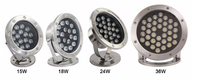 Lampu Air Mancur LED Tahan Air IP68 RGB 6W 12W 12V 304SS Bentuk Lingkaran  Belum Ada Ulasan