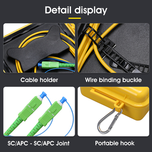 Cable de Extensión OTDR Personalizable COMPTYCO SM/MM, Cable de Prueba de Fibra Óptica SC/FC/ST/LC-UPC/APC para Pruebas de Red, Cable de Lanzamiento OTDR - Product Image 4