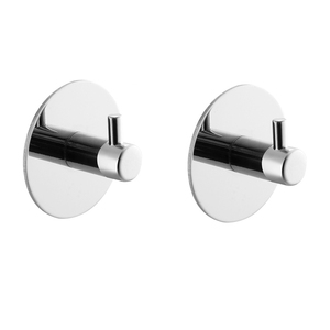 Ganchos Autoadhesivos Ecológicos y Duraderos de Acero Inoxidable para Baño, Puerta, Percheros, Sin Perforaciones, para Colgar Ropa y Toallas - Product Image 1