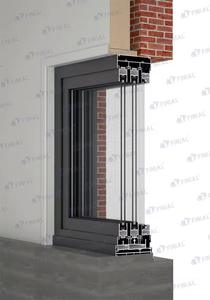 Conceptions élégantes de portes coulissantes en alliage d'aluminium populaires dans les banlieues américaines - Product Image 6