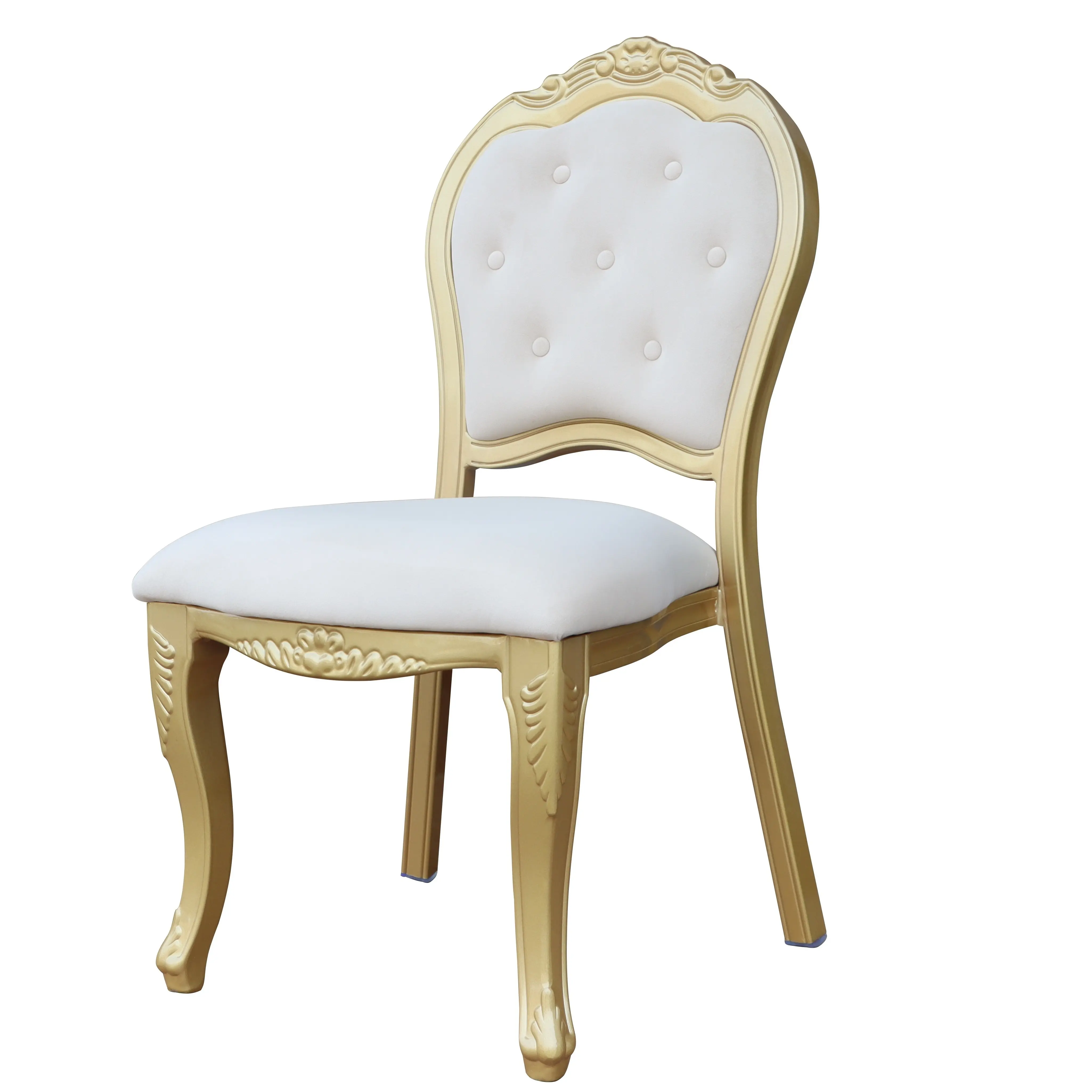 Luxury European Design Elegant White Cushion Hotel Wedding Banquet Chair