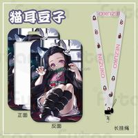 Offre Spéciale : Porte-badge anti-perte Anime Japonais avec cordon, étui pour carte d'identité de bus et de travail