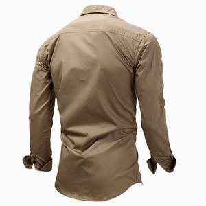 Camisas de Vestir de Algodón 100% para Hombre, Nuevas, de Verano, Casuales, Elegantes, Transpirables, para Exteriores, con Bolsillos en el Pecho y Cremallera Decorativa - Product Image 6
