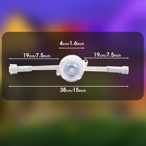 Christmas Festival 0.96w Dc12V 30mm RGBW Christmas Permanent Light Outdoor with Aluminum Track IP68 Multi-year Use - Product Image 3