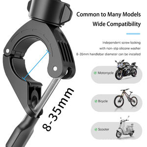Abrazadera de tubo de vehículo, soporte de conducción para cámara deportiva para acción de <span class=keywords><strong>2</strong></span> pulgadas, soporte de motocicleta para In/STA 360 X4 para Go-pros - Product Image 3
