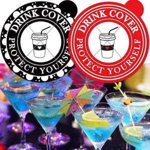 Trink deckel Schutz aufkleber Einweg getränk Kleber Aufkleber Bar Glass chutz aufkleber auf Dildo Hollow Kondom Mode - Product Image 3