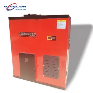 Intelligent biomass wood pellet boiler with 60kw thermal power for central heating of houses of 500-600 square meters