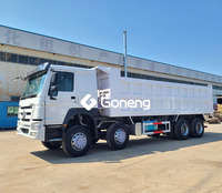 Camion à benne basculante Sinotruk Howo 8x4 d'occasion en bon état, camion à benne basculante à 12 roues, prix en Chine à vendre