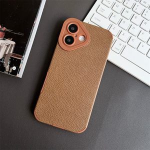 Custodia di lusso per lenti in pelle Litchi per <span class=keywords><strong>iPhone</strong></span> 16 15 14 13 12 11 Pro Max <span class=keywords><strong>XR</strong></span> X Max 8 7 Plus SE <span class=keywords><strong>Cover</strong></span> in TPU morbido opaco - Product Image 5