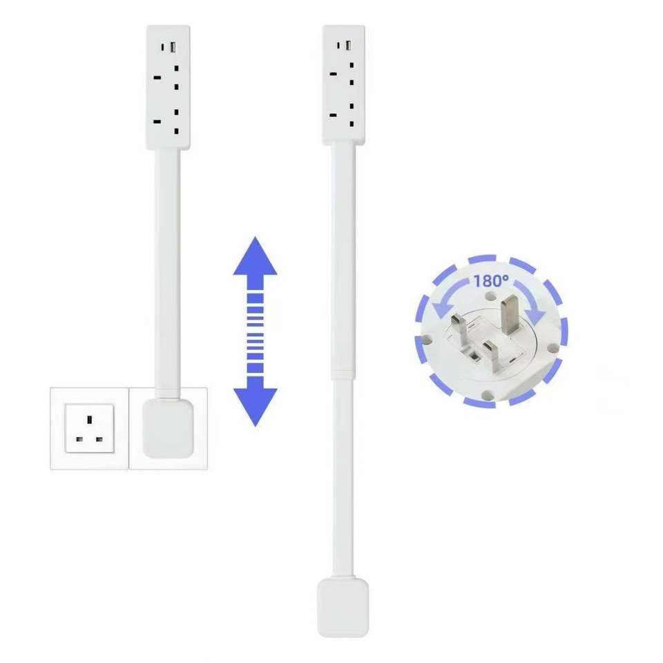 Electrical Outlet Expander Power Socket Rotating Extender Nightstands ...