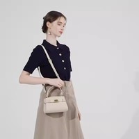 Mini sac à main en cuir véritable pour femmes, cuir de vache souple, sac à bandoulière de créateur pour femmes, mode simple, vente en gros à bas prix
