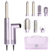 Sèche-cheveux brosse professionnel 7-en-1 puissant multi-styler avec boucleur automatique et lisseur – Le cadeau idéal pour femme et jeune fille