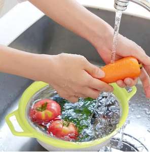 กระชอนตาข่ายสแตนเลสสำหรับครัว 4 สี 4 ขนาด - Product Image 6