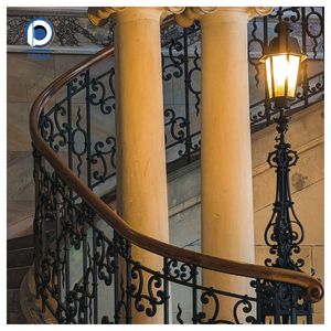 Pièces de rechange personnalisées Prima pour balustrade en <span class=keywords><strong>fer</strong></span> <span class=keywords><strong>forgé</strong></span>, garde-corps pour remplacement de balustrade de villa <span class=keywords><strong>ancienne</strong></span> - Product Image 3