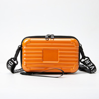 Pochette de rangement portable rigide personnalisée, cadeau unique, impression par transfert thermique DIY, sublimation, sacs de maquillage, trousse de maquillage