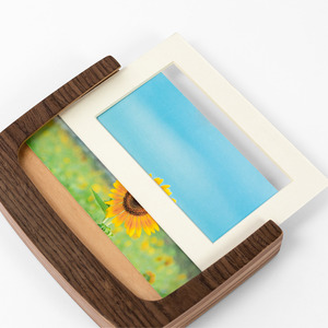 2026 DIY Calendar Stand - New Style Wooden Calendar Base, Simple Photo <b>Frame</b>, Graduation Season Gift, Wooden U-Shaped Photo - Product Image 1