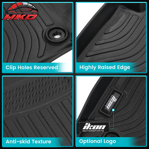 Tapis de sol imperméables en TPE, antidérapants, adaptés à Lincoln Aviator 6 places 2020-2025, 4 pièces - Product Image 2