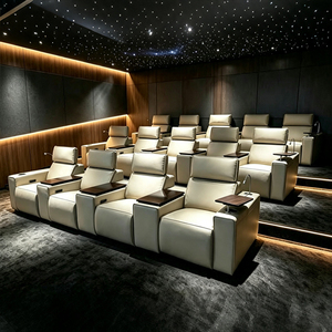 Fauteuil de cinéma maison KMJ, canapé inclinable électrique, chaise de cinéma, table inclinable, mobilier de cinéma de villa, sièges inclinables - Product Image 6