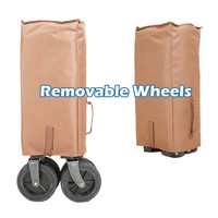 Chariot pliant de plage Chariot pliable pliable avec roues