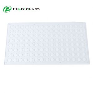 Panel de Vidrio Templado Transparente Personalizado con Orificios Regulares de 3mm-12mm de Espesor, Ecológico y de Alta Resistencia para Dispositivos Industriales - Product Image 1