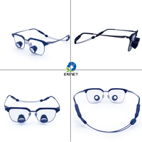 Lampe frontale médicale chirurgicale certifiée EURVET de qualité supérieure avec éclairage LED Loupes dentaires pour chirurgie générale