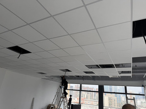 Pannello Acustico in Fibra di Vetro per Soffitto, Classe A Ignifugo, Pannello Fonoassorbente per Uffici, Ospedali, Scuole, Centri Commerciali e Decorazioni - Product Image 4