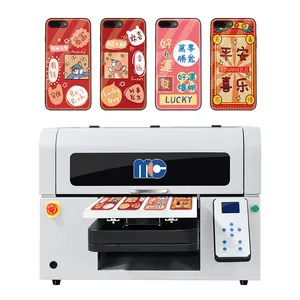 A3 Small Desktop UV Flatbed Printer Inkjet dtf Printing machine for Card Bottle Phone Case