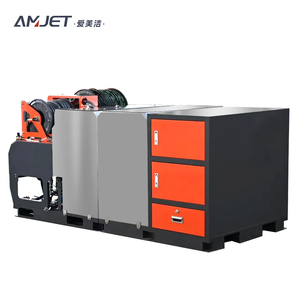 เครื่องฉีดน้ำแรงดันสูง AMJET คุณภาพสูง 65 ลิตร/นาที 37 แรงม้า 20 เมกะปาสคาล สำหรับทำความสะอาดท่อระบายน้ำ เครื่องฉีดล้างท่อระบายน้ำแรงดันสูง - Product Image 3