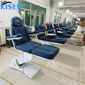 KISEN Factory Hot Adjustable Beauty Salon Massage Bed Chair Facial Eyelash Care Treatment Beauty Bed Salon <b>Electric</b> Beauty Bed - Product Image 3