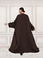 Yuxi 2025 CEY confortable Robe et Cardigan ensemble tissu doux Abaya pour les femmes musulmanes nouveaux accessoires de vêtements traditionnels