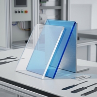 Plaque en polycarbonate résistante aux rayures, revêtement dur anti-rayures, panneau PC solide pour la protection des équipements