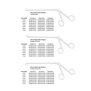 Rongeur manuel pour disque intervertébral en acier inoxydable, instruments chirurgicaux certifiés MOL et CE, haute qualité - Product Image 1