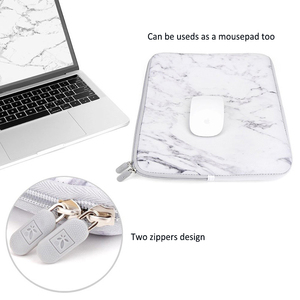 Sac d'ordinateur <span class=keywords><strong>portable</strong></span> personnalisé de marque privée pour les femmes Sac étanche pour ordinateur <span class=keywords><strong>portable</strong></span> et documents Sac d'ordinateur <span class=keywords><strong>portable</strong></span> 14 pouces en néoprène à motif marbré - Product Image 5