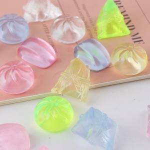 Nuevo Juguete Antiestrés de Plástico Transparente con Forma de Bollo al Vapor, Mini Dumpling de Arroz Realista para Apretar y Aliviar el Estrés - Product Image 2