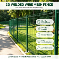 Clôture en treillis soudé 3D résistant aux UV, galvanisée à chaud et thermolaquée, pour clôtures de jardin des Émirats arabes unis et d'Arabie Saoudite