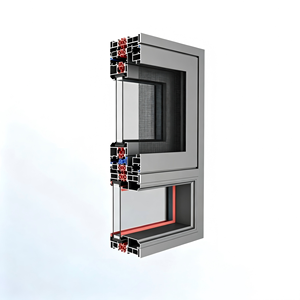 Ventana Corredera Moderna de Aluminio con Malla de Fibra de Vidrio, Apertura Vertical, Diseño Contemporáneo, Control de Insectos, Función Plegable - Product Image 5