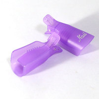 Clips réutilisables en plastique pour dissolvant de vernis à ongles en gel (lot de 10) – Idéal pour la manucure en salon – Vente chaude