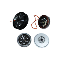 Frein à tambour de moteur de vélo électrique de Offre Spéciale 12 pouces 72V 2000W moteur de moyeu de roue BLDC pour Escooter