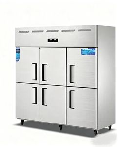 Kichen Equipment Congélateur à 6 portes Congélateur commercial <span class=keywords><strong>Réfrigérateur</strong></span> vertical <span class=keywords><strong>Réfrigérateur</strong></span> côte à côte - Product Image 1