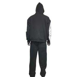 Conjunto Deportivo de 2 Piezas de Felpa Gruesa con Estampado Personalizado, Fabricante OEM, Chándal Extra Grande con Estampado 3D en Relieve para Hombre - Product Image 6