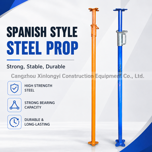Puntelli Regolabili Moderni in Acciaio Zincato per Edilizia, Supporti per Casseforme, Puntelli per Impalcature, Capacità di Carico 2t - Product Image 1