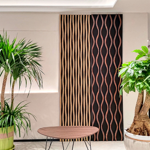 AKUPANEL fonoassorbente della parete del <span class=keywords><strong>pannello</strong></span> di legno acustico per i pannelli di parete della lamella della scuola - Product Image 2