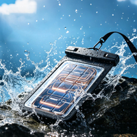 Nouvelle pochette étanche pour téléphone TPU IPX8, personnalisable, avec écran tactile, pour la plongée, la natation et les sports nautiques