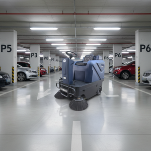 Mesin Pembersih Jalan, Penyapu Lantai, Mesin Pembersih Jalan Bertenaga Baterai Listrik, Tugas Berat - Product Image 2