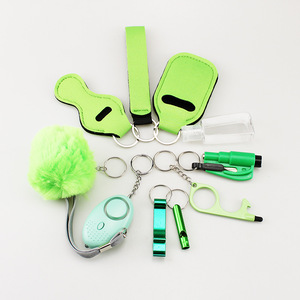 Lot de 10 porte-clés de sécurité, ensemble complet, porte-clés de défense personnelle avec alarme personnelle, pendentif de protection, accessoires pour femmes et filles - Product Image 6