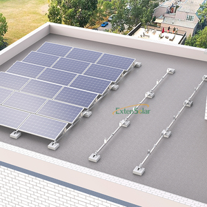 Thép năng lượng mặt trời Ballast mái núi Tam giác năng lượng mặt trời bảng điều khiển phẳng trên mái nhà gắn chân đế - Product Image 3