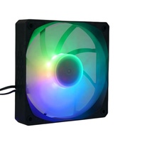 Ventilateur de refroidissement pour boîtier d'ordinateur de jeu à refroidissement par eau à haute pression de vent de 120 mm, dissipateur thermique en cuivre ARGB