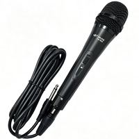 Microphone filaire dynamique professionnel à réduction de bruit JINJUE PM-888 - Portable et léger pour l'enseignement en église, la scène