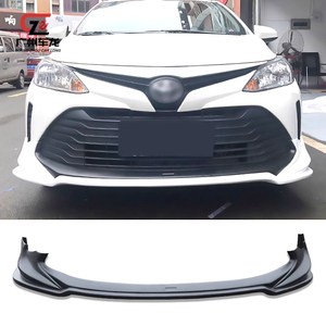 Pour <span class=keywords><strong>Toyota</strong></span> Vios 2017-2019 lèvre avant lèvre arrière jupes latérales ABS plastique voiture pare-chocs voiture Bodykit Auto pièces diffuseur séparateur - Product Image 2